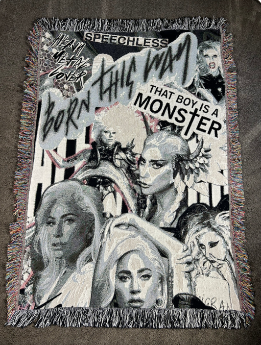 Lady Gaga Handmade Blanket